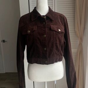 Women's Brown Corduroy Jacket